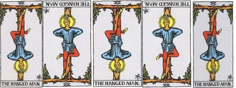 Love Tarot and The Hanged Man Card
