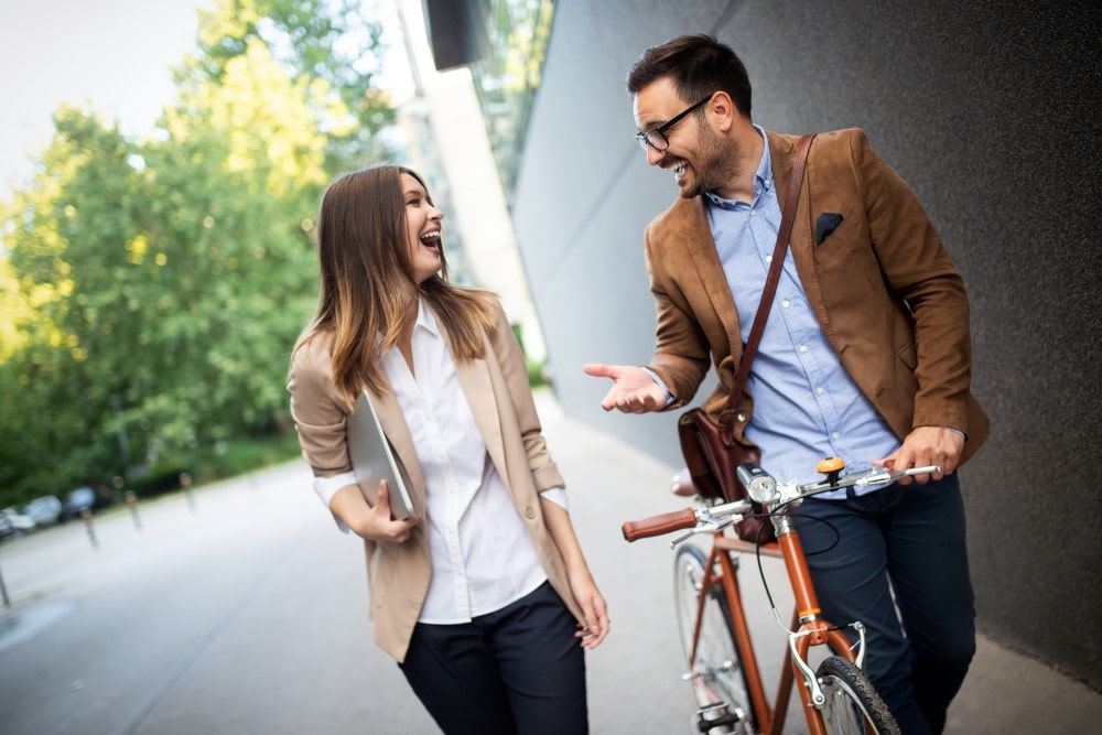 7 Subtle Signs He's Flirting With You 6 smirk