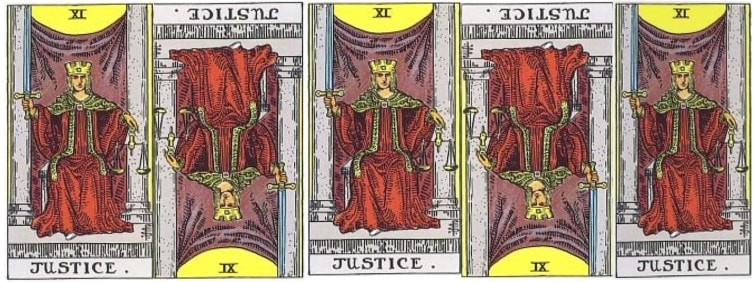 Love Tarot and The Justice Card