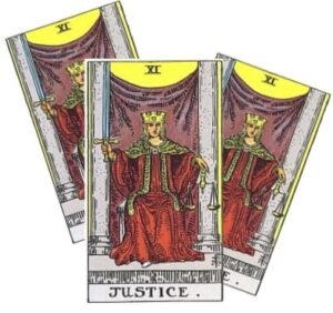 Love Tarot and The Justice Card - The Love Tarot