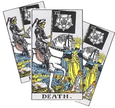 Love Tarot and The Death Card three