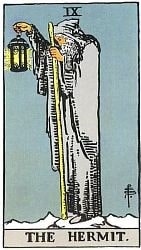Love Tarot and The Hermit Card min 1