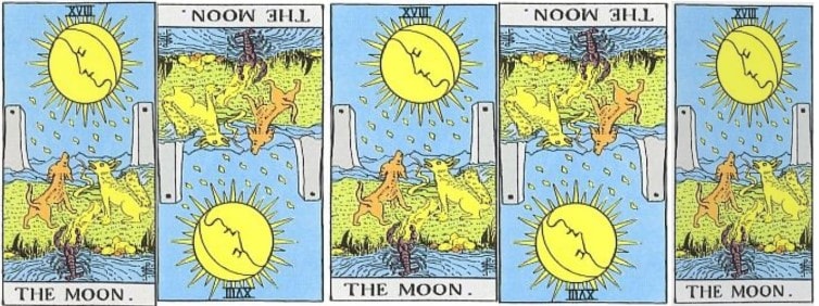 Love Tarot and The Moon Card