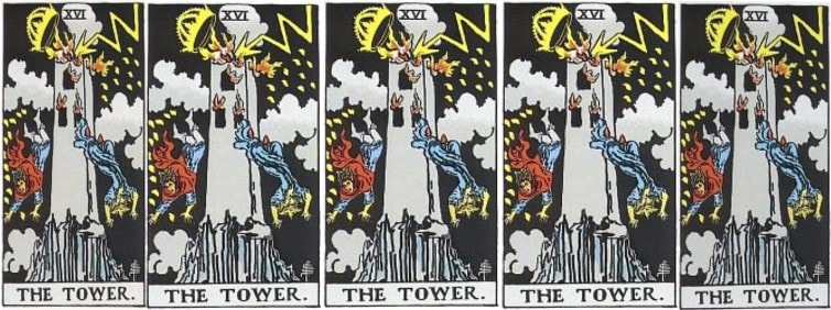 Love Tarot and The Tower Card